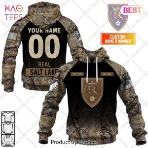 Personalized MLS Real Salt Lake Camouflage Hoodie, T-Shirt, Zip Hoodie, Sweatshirt