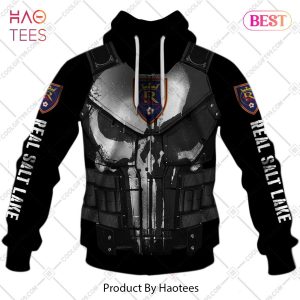 Personalized MLS Real Salt Lake Punisher Design Hoodie, T-Shirt, Zip Hoodie, Sweatshirt