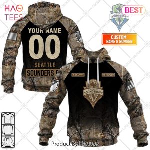 Personalized MLS Seattle Sounders FC Camouflage Hoodie, T-Shirt, Zip Hoodie, Sweatshirt
