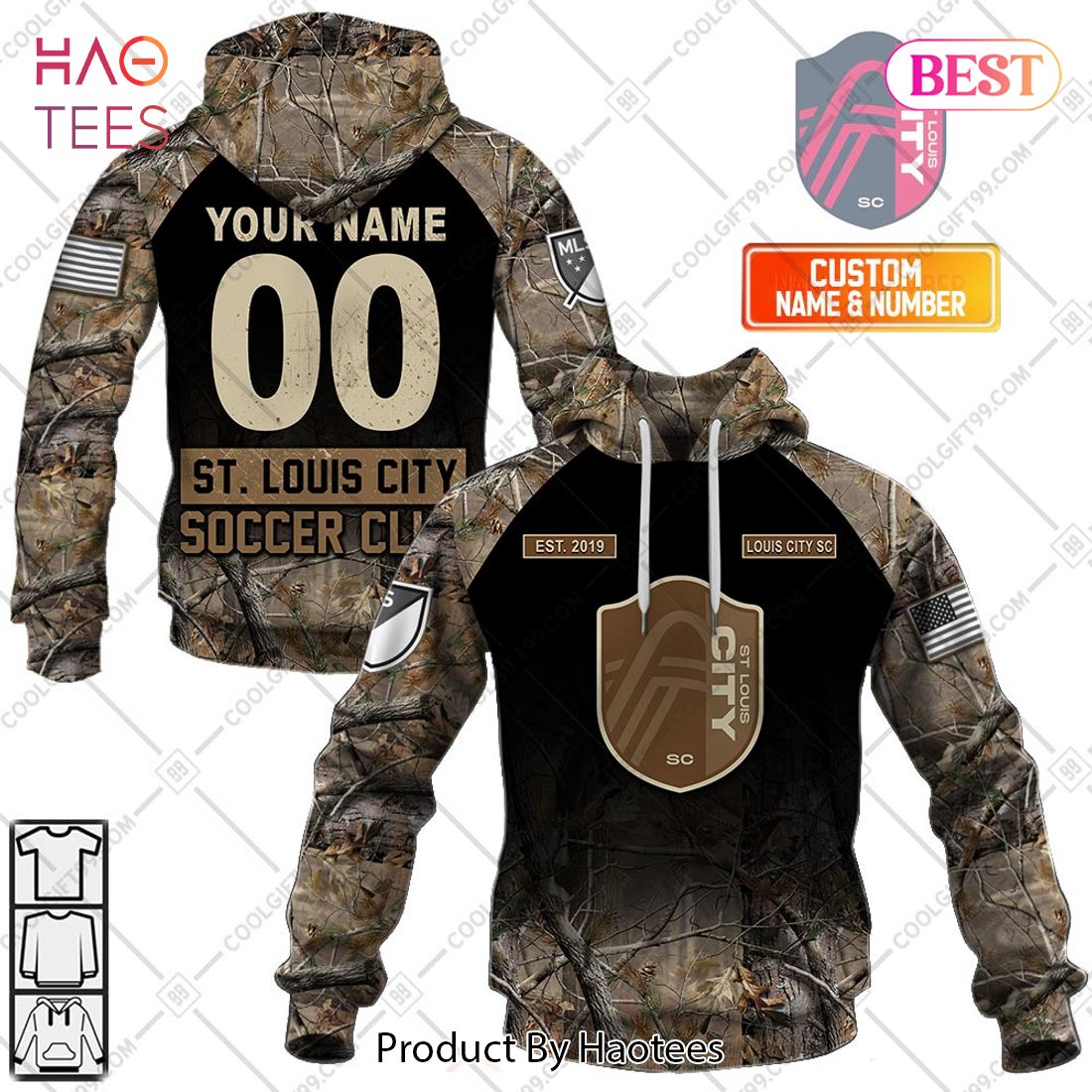 Personalized MLS St. Louis City SC Camouflage Hoodie, T-Shirt, Zip Hoodie, Sweatshirt