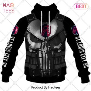 Personalized MLS St. Louis City SC Punisher Design Hoodie, T-Shirt, Zip Hoodie, Sweatshirt