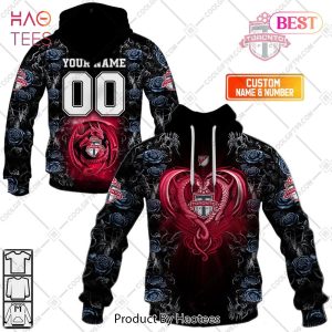 Personalized MLS Toronto FC Roses Dragon Couple Hoodie, T-Shirt, Zip Hoodie, Sweatshirt