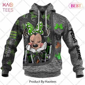 Personalized Monster Energy Minnie Mouse Design Hoodie, T-Shirt, Zip Hoodie, Sweatshirt