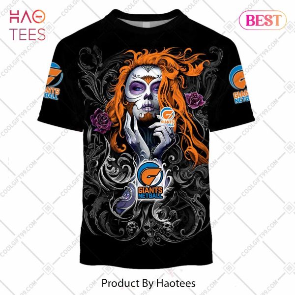 Personalized Netball AU Giants Tattoo Girl Design Hoodie, T-Shirt, Zip Hoodie, Sweatshirt