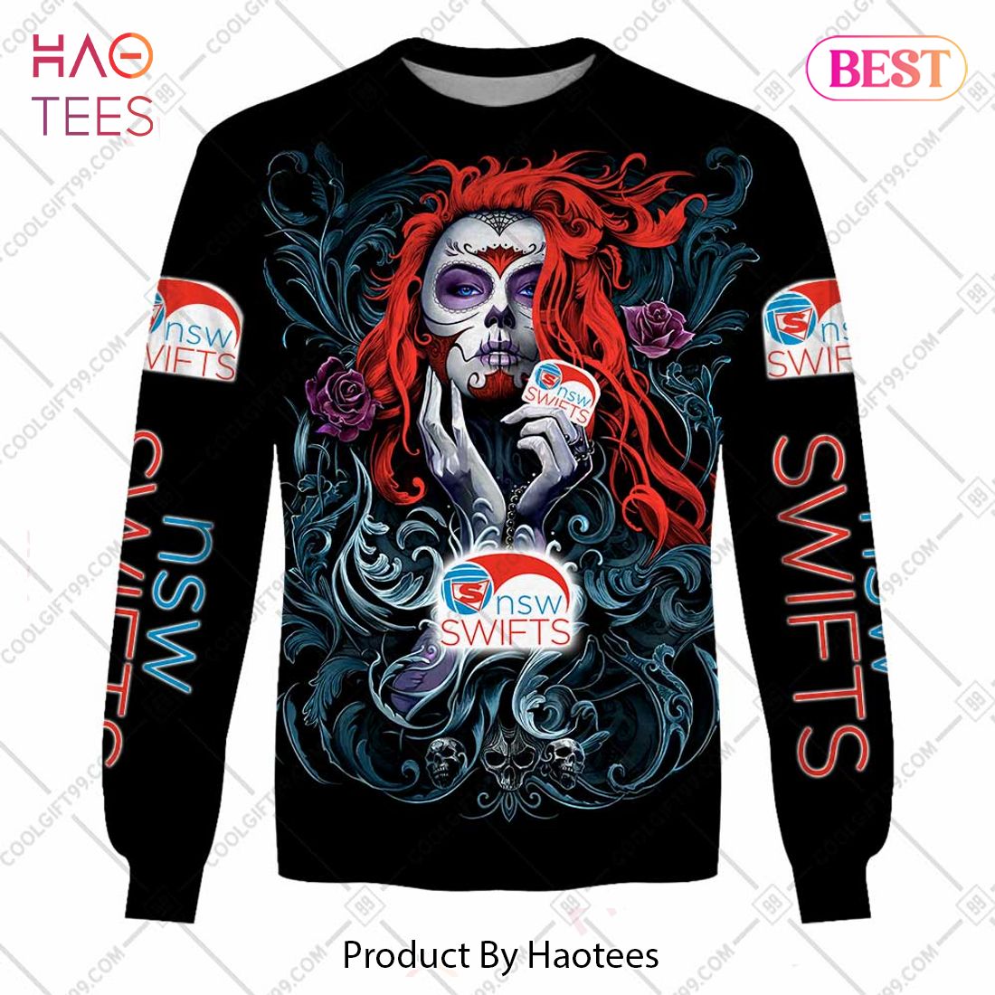 Personalized Netball AU New South Wales Swifts Tattoo Girl Design Hoodie, T-Shirt, Zip Hoodie, Sweatshirt Personalized Netball AU New South Wales Swifts Tattoo Girl Design Hoodie, T-Shirt, Zip Hoodie, Sweatshirt