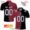 Personalized NFL Arizona Cardinals Mix Jersey Style Polo Shirt