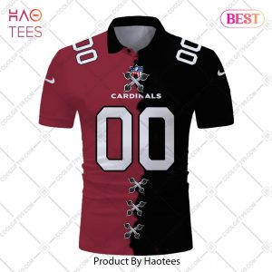Personalized NFL Arizona Cardinals Mix Jersey Style Polo Shirt
