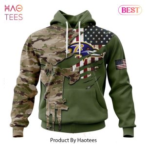 Personalized NFL Baltimore Ravens Special Camo Design For Veterans Day Hoodie, T-Shirt, Zip Hoodie, Sweatshirt