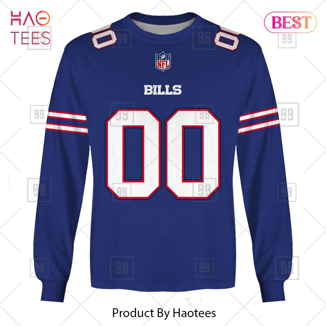 Personalized NFL Buffalo Bills Home Jersey Style Hoodie, T-Shirt, Zip Hoodie, Sweatshirt Personalized NFL Buffalo Bills Home Jersey Style Hoodie, T-Shirt, Zip Hoodie, Sweatshirt
