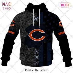 Personalized NFL Chicago Bears flag special design Hoodie, T-Shirt, Zip Hoodie, Sweatshirt