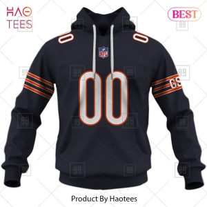 Personalized NFL Chicago Bears Home Jersey Style Hoodie, T-Shirt, Zip Hoodie, Sweatshirt