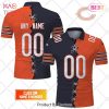 Personalized NFL Chicago Bears Mix Jersey Style Polo Shirt