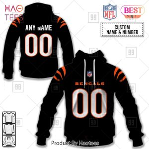 Personalized NFL Cincinnati Bengals Home Jersey Style Hoodie, T-Shirt, Zip Hoodie, Sweatshirt