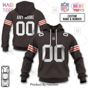 Personalized NFL Cleveland Browns Home Jersey Style Hoodie, T-Shirt, Zip Hoodie, Sweatshirt