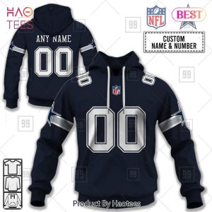 Personalized NFL Dallas Cowboys Home Jersey Style Hoodie, T-Shirt, Zip Hoodie, Sweatshirt
