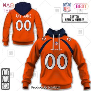 Personalized NFL Denver Broncos Home Jersey Style Hoodie, T-Shirt, Zip Hoodie, Sweatshirt