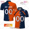 Personalized NFL Denver Broncos Mix Jersey Style Polo Shirt