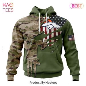 Personalized NFL Denver Broncos Special Camo Design For Veterans Day Hoodie, T-Shirt, Zip Hoodie, Sweatshirt