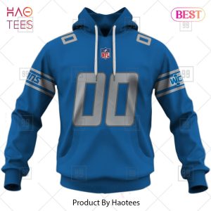 Personalized NFL Detroit Lions Home Jersey Style Hoodie, T-Shirt, Zip Hoodie, Sweatshirt