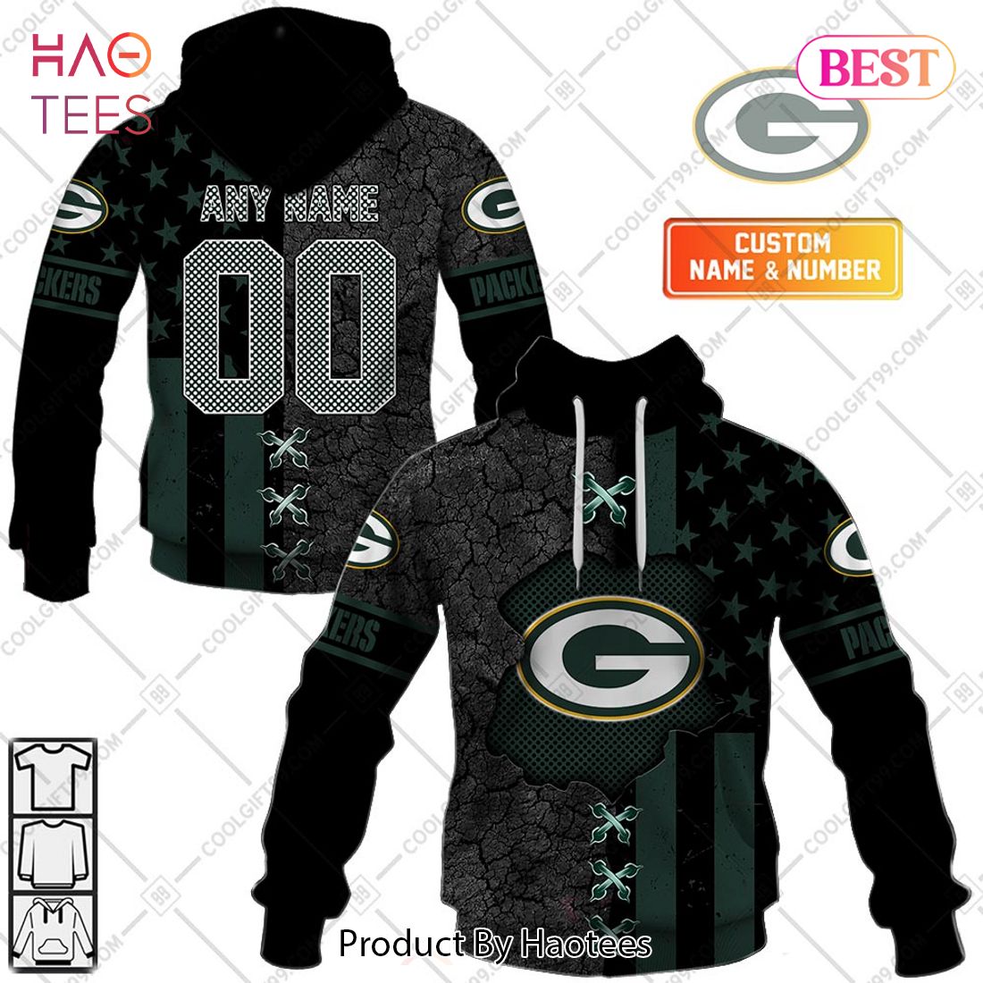 Personalized NFL Green Bay Packers flag special design Hoodie, T-Shirt, Zip Hoodie, Sweatshirt