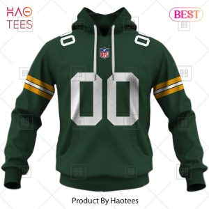 Personalized NFL Green Bay Packers Home Jersey Style Hoodie, T-Shirt, Zip Hoodie, Sweatshirt