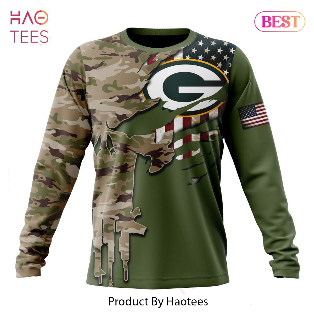 Green bay packers discount veterans day sweatshirt