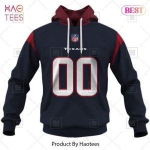 Personalized NFL Houston Texans Home Jersey Style Hoodie, T-Shirt, Zip Hoodie, Sweatshirt