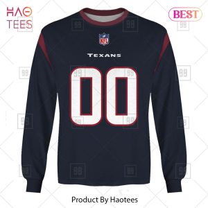 Personalized NFL Houston Texans Home Jersey Style Hoodie T Shirt