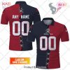 Personalized NFL Houston Texans Mix Jersey Style Polo Shirt