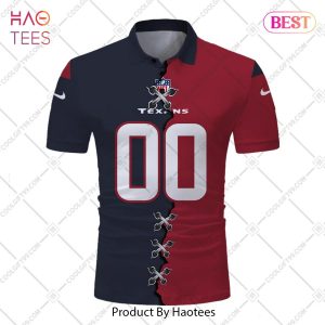 Personalized NFL Houston Texans Mix Jersey Style Polo Shirt