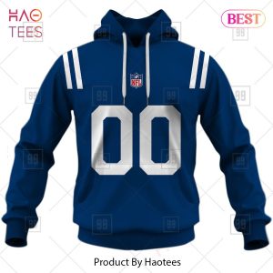Personalized NFL Indianapolis Colts Home Jersey Style Hoodie, T-Shirt, Zip Hoodie, Sweatshirt