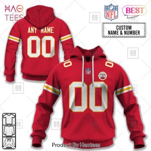 Personalized NFL Kansas City Chiefs Home Jersey Style Hoodie, T-Shirt, Zip Hoodie, Sweatshirt