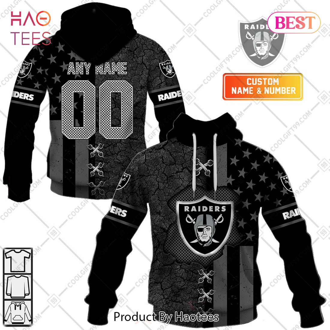 Personalized NFL Las Vegas Raiders flag special design Hoodie, T-Shirt, Zip Hoodie, Sweatshirt