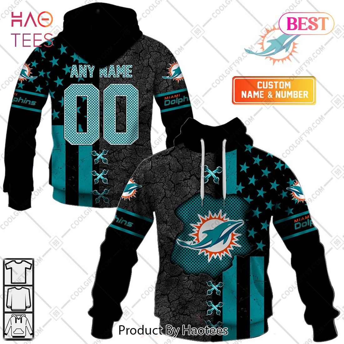Personalized NFL Miami Dolphins flag special design Hoodie, T-Shirt, Zip Hoodie, Sweatshirt