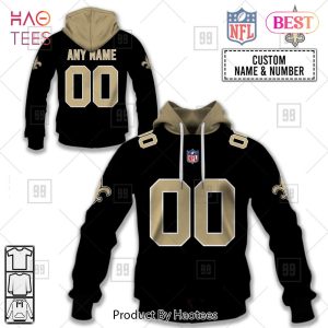 Personalized NFL New Orleans Saints Home Jersey Style Hoodie T