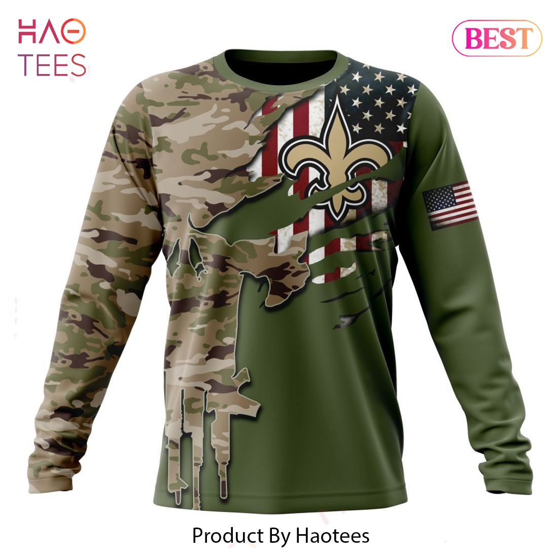 Personalized NFL New Orleans Saints Special Camo Design For Veterans Day Personalized NFL New Orleans Saints Special Camo Design For Veterans Day