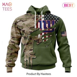 Personalized NFL New York Giants Special Camo Design For Veterans Day Hoodie, T-Shirt, Zip Hoodie, Sweatshirt