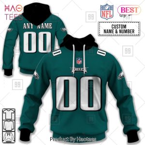 Personalized NFL Philadelphia Eagles Home Jersey Style Hoodie, T-Shirt, Zip Hoodie, Sweatshirt