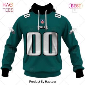 Personalized NFL Philadelphia Eagles Home Jersey Style Hoodie, T-Shirt, Zip Hoodie, Sweatshirt