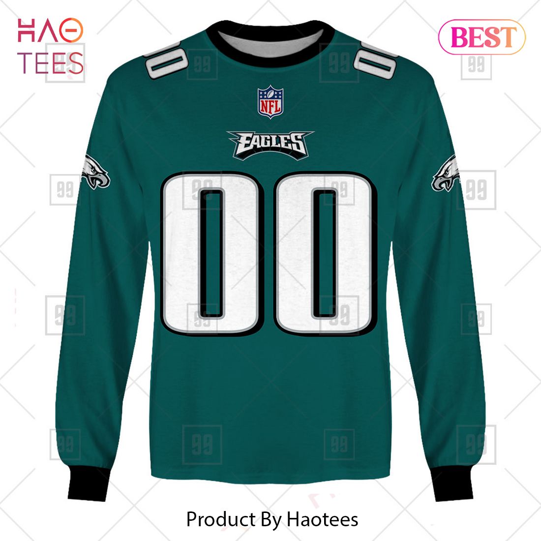 Personalized NFL Philadelphia Eagles Home Jersey Style Hoodie, T-Shirt, Zip Hoodie, Sweatshirt Personalized NFL Philadelphia Eagles Home Jersey Style Hoodie, T-Shirt, Zip Hoodie, Sweatshirt