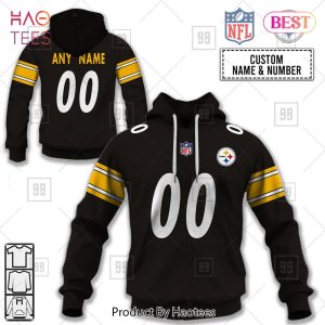 Personalized NFL Pittsburgh Steelers Home Jersey Style Hoodie, T-Shirt, Zip Hoodie, Sweatshirt