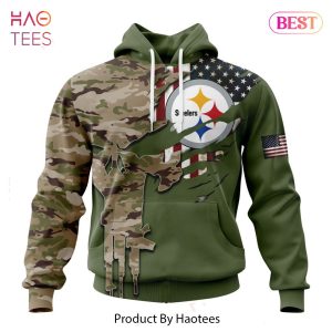Personalized NFL Pittsburgh Steelers Special Camo Design For Veterans Day Hoodie, T-Shirt, Zip Hoodie, Sweatshirt