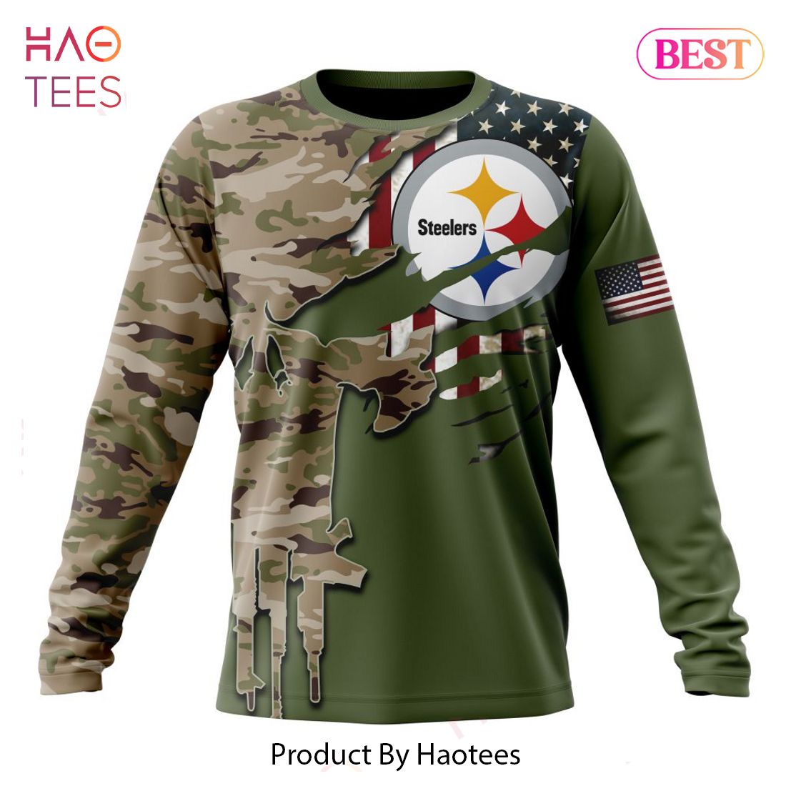 Steelers veterans sales day sweatshirt