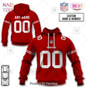 Personalized NFL San Francisco 49ers Home Jersey Style Hoodie, T-Shirt, Zip Hoodie, Sweatshirt