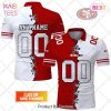 Personalized NFL Seattle Seahawks Mix Jersey Style Polo Shirt Personalized NFL Seattle Seahawks Mix Jersey Style Polo Shirt