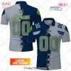 Personalized NFL Seattle Seahawks Mix Jersey Style Polo Shirt