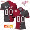 Personalized NFL Washington Commanders Mix Jersey Style Polo Shirt Personalized NFL Washington Commanders Mix Jersey Style Polo Shirt