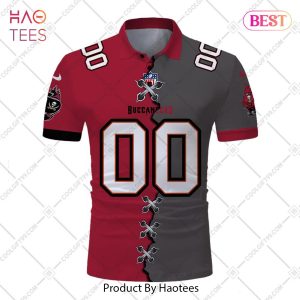 Personalized NFL Tampa Bay Buccaneers Mix Jersey Style Polo Shirt