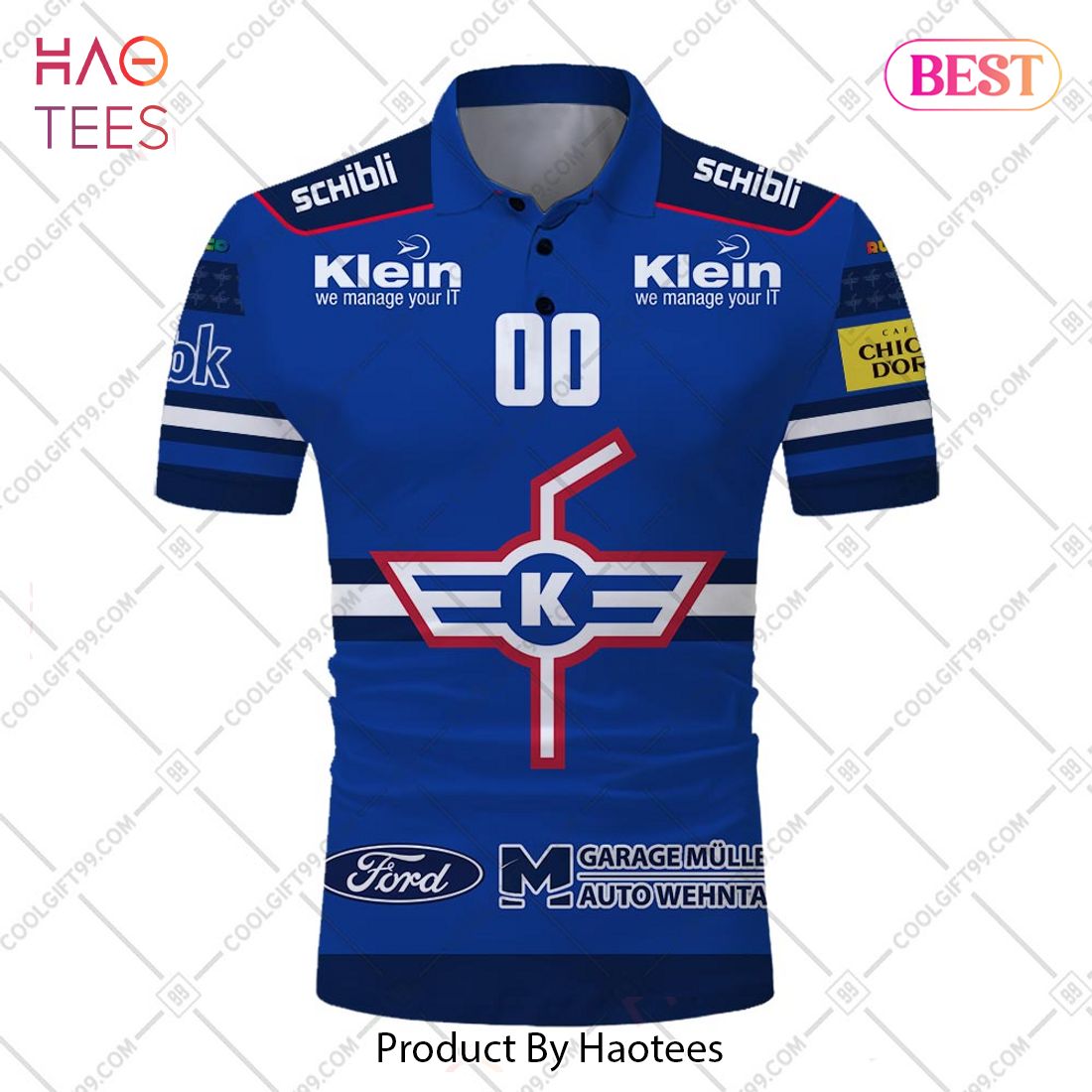 Personalized NL Hockey EHC Kloten Home jersey Style Polo Shirt Personalized NL Hockey EHC Kloten Home jersey Style Polo Shirt