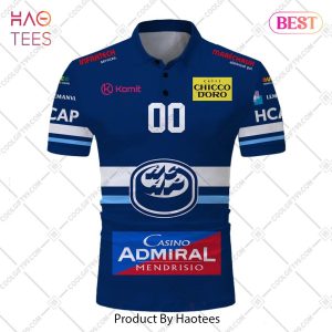 Personalized NL Hockey HC Ambri Piotta Home jersey Style Polo Shirt